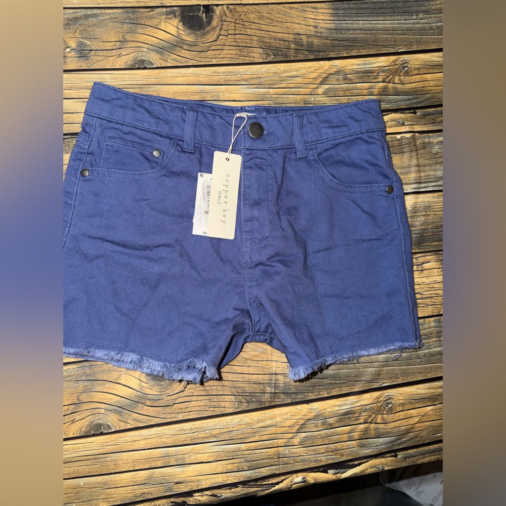 Copper Key Indigo‎ Denim Top